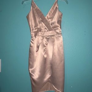 Showpo Champagne Midi Dress